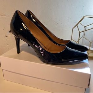 Calvin Klein Black Patent Heels